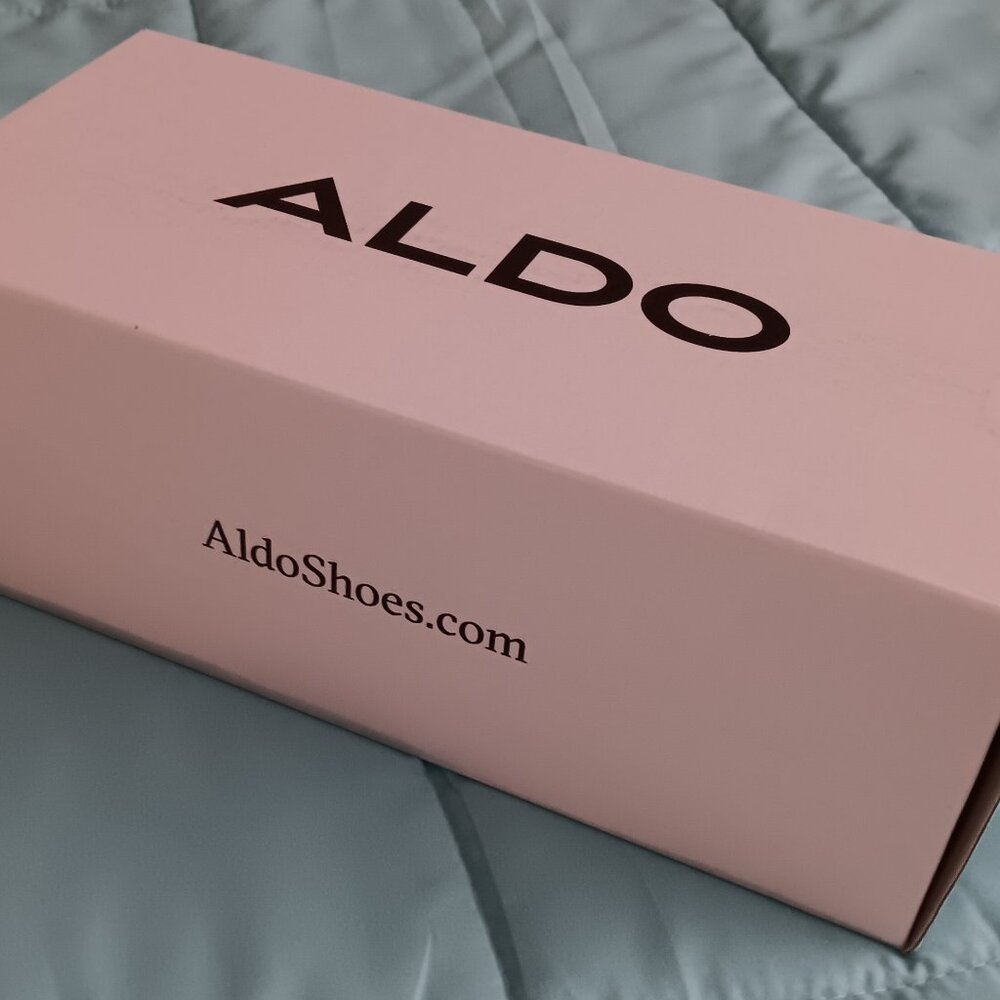 Aldo Flats with 1&1/clear heels, Size 71/2, neutral